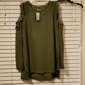 Lane Bryant Open Shoulder Tunic